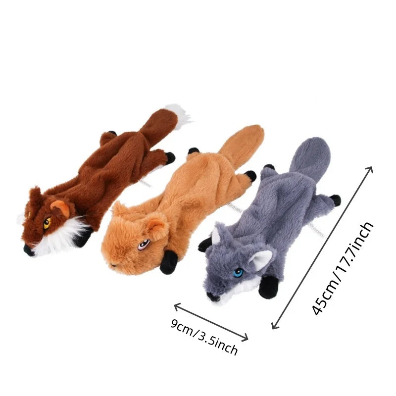 Pet dog toys, durable chew-resistant squeaky plush supplies for medium and large pets