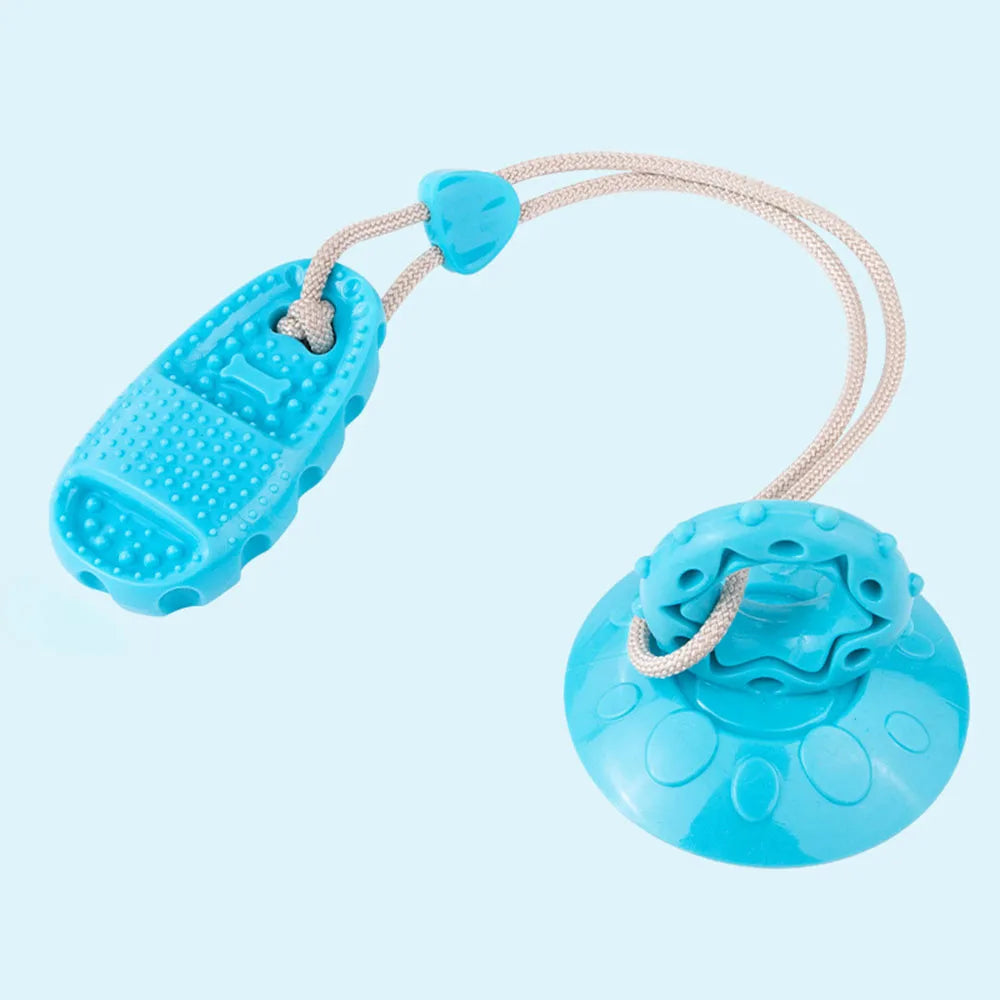 Pet Supplies: Suction Cup Slipper Dog Toy - Bite-Resistant & Durable Chew Toy for Dogs