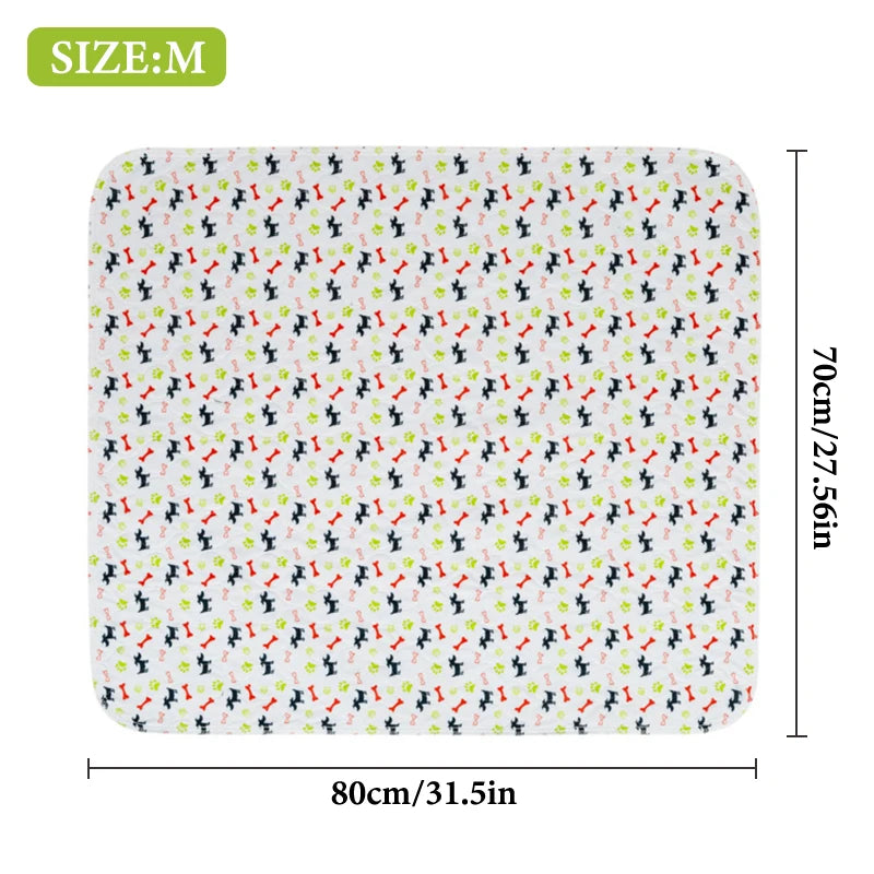 Pet Pee Pads, High Absorption Printed Puppy Training Pads, Dog Diapers, Cat Care Mats,Leak-proof Waterproof Pet Supplies