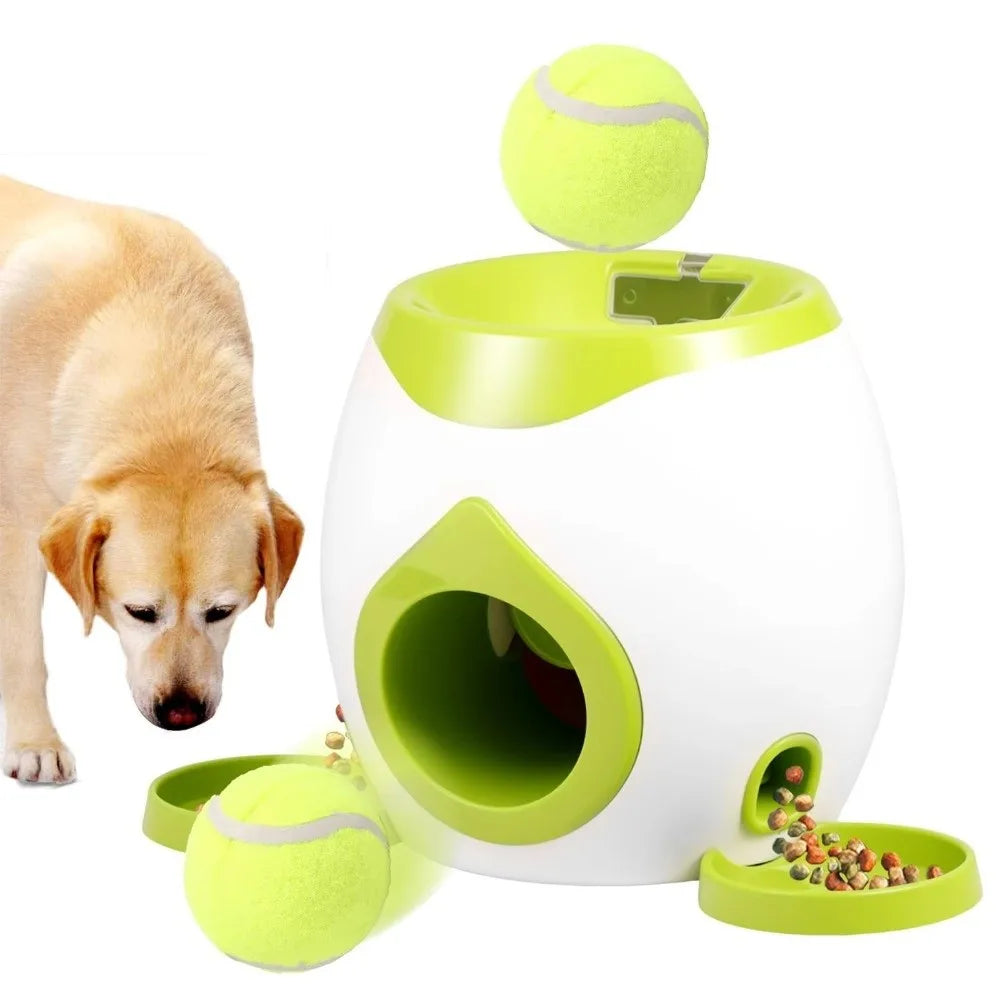 Pet Supplies 2 in 1 Pet Feeding Machine Automatic Interactive Pet Training Machine Leak Food Reward Machine Indoor