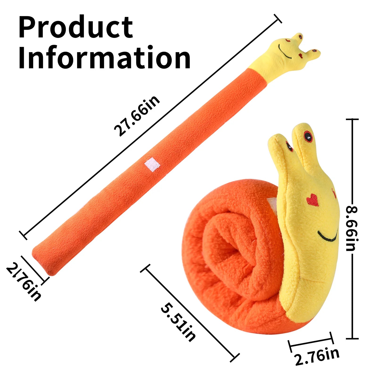 Dog Squeak Toys Pet Sniffing Tibetan Food Snail Plush Educational Toys Interactive Educational Toys For Cat And Dog Pet Feeder