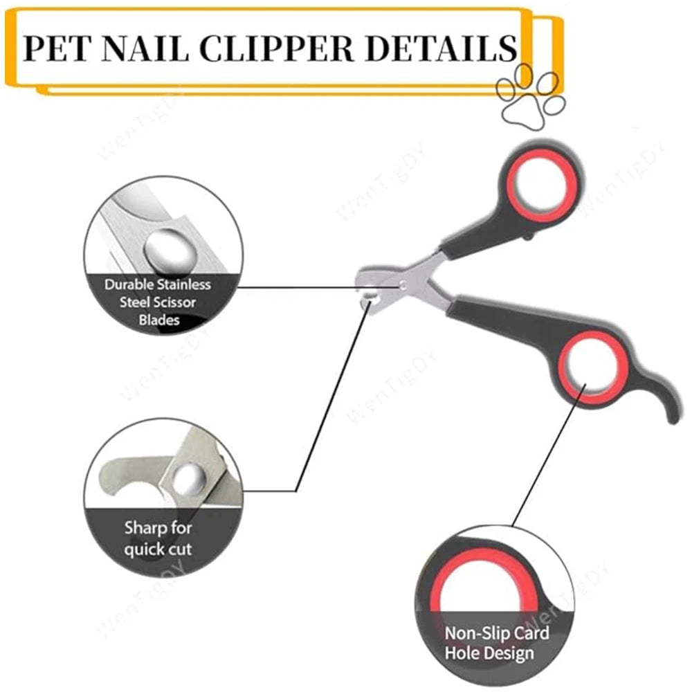 Pet Nail Claw Grooming Scissors Clippers for Dog Cat Toys Gerbil Small Animals Newest Rabbit Ferret Supplies  Pet Products