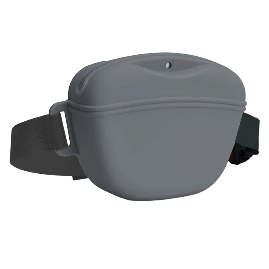 Pet Supplies Silicone Dogs Treat Bag Pet Portable Dog Training Waist Bag Outdoor Feeder Puppy Snack Reward Storage Bag with Belt