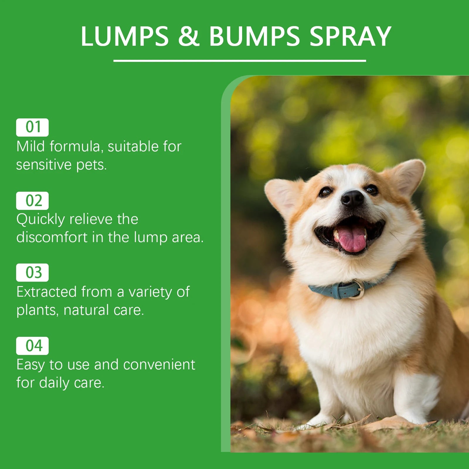 Pet Care Spray - Relieves Skin Discomfort for Cats & Dogs, Soothes & Nurtures Pets