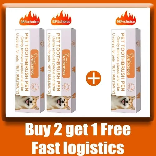 Pet Dental Pen dog Toothbrush Pen Teeth Cleaning Tool Fresh Breath Tooth Whitening Tartar Remover cat Oral Care pet supplies