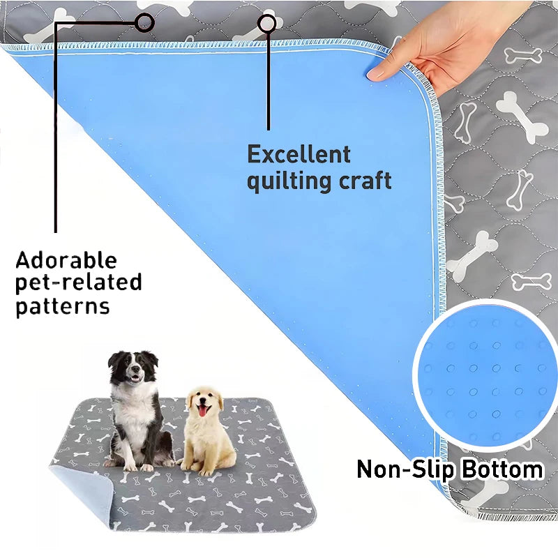 Pet Pee Pads, High Absorption Printed Puppy Training Pads, Dog Diapers, Cat Care Mats,Leak-proof Waterproof Pet Supplies