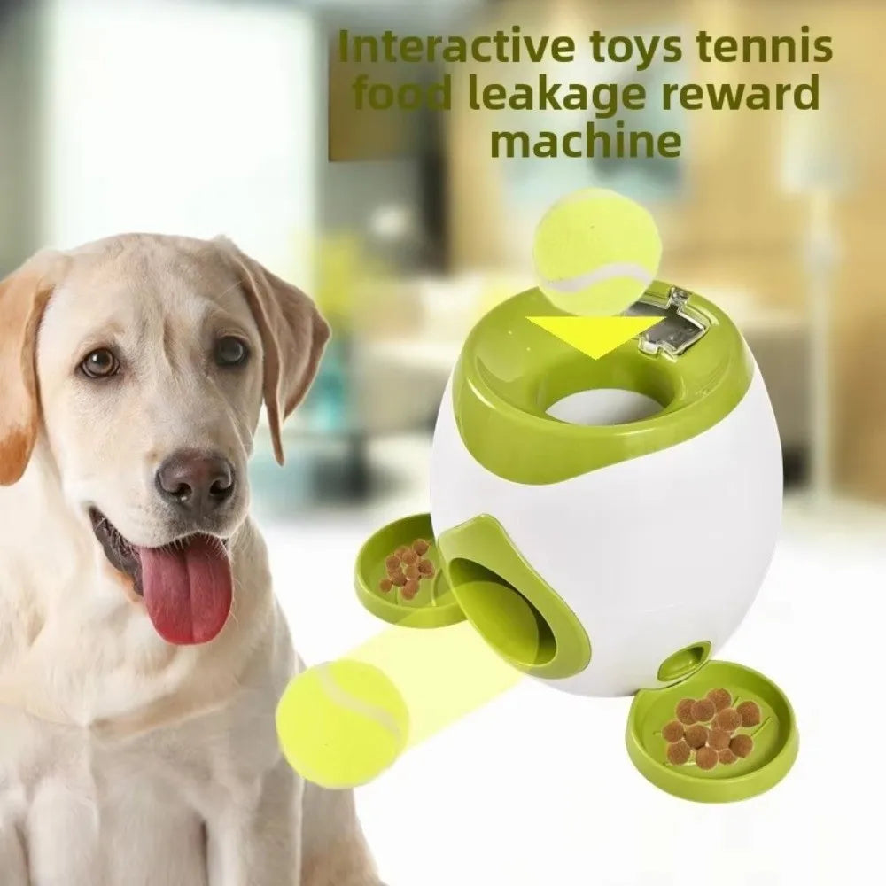 Pet Supplies 2 in 1 Pet Feeding Machine Automatic Interactive Pet Training Machine Leak Food Reward Machine Indoor