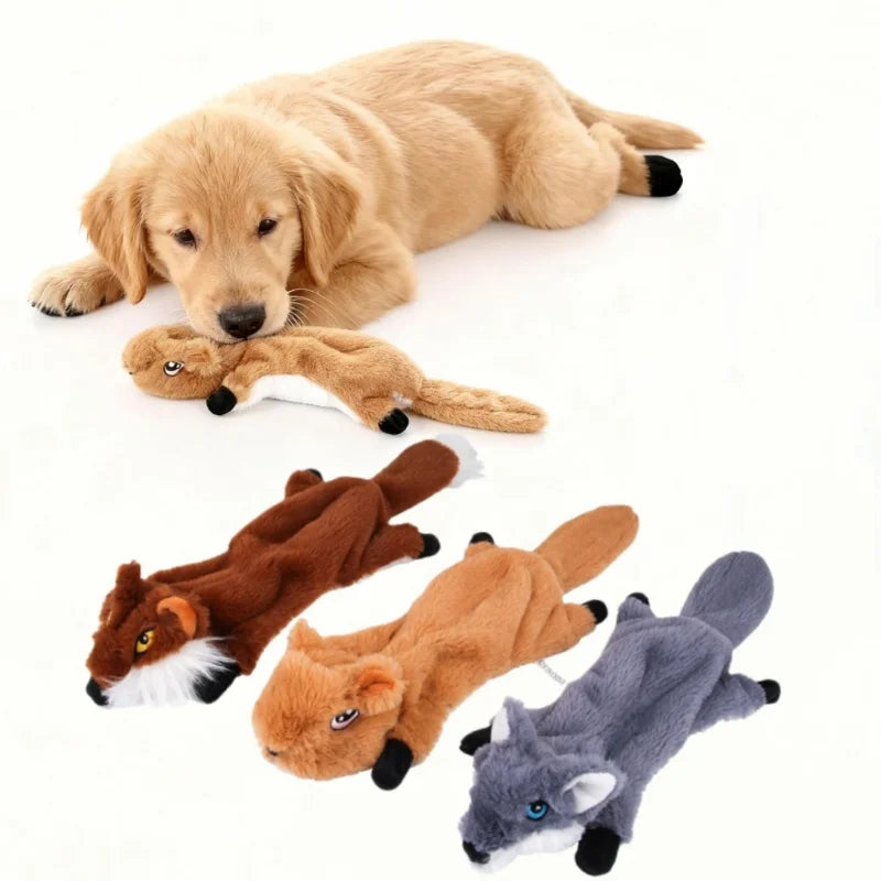 Pet dog toys, durable chew-resistant squeaky plush supplies for medium and large pets